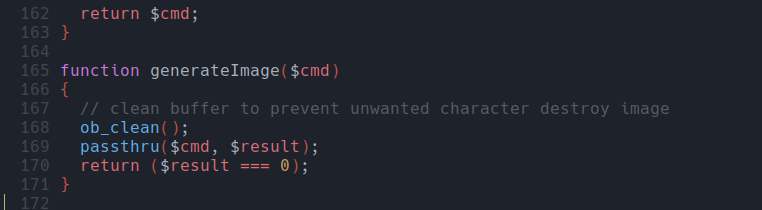 Unsafe passthru() Usage